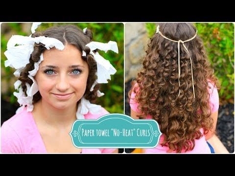 Comment boucler vos cheveux facilement avec des serviettes en papier