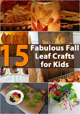15 nuostabių rudens lapų amatų vaikams