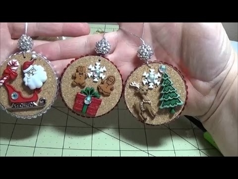 קישוטי חג מולד של אגוזי לוז DIY