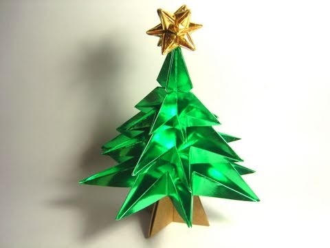 Mini árbol de Navidad con tira de papel festivo - Con video
