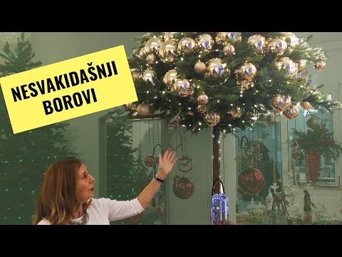 Mini okrasitev božičnega drevesa s prazničnim papirnatim trakom - z videom