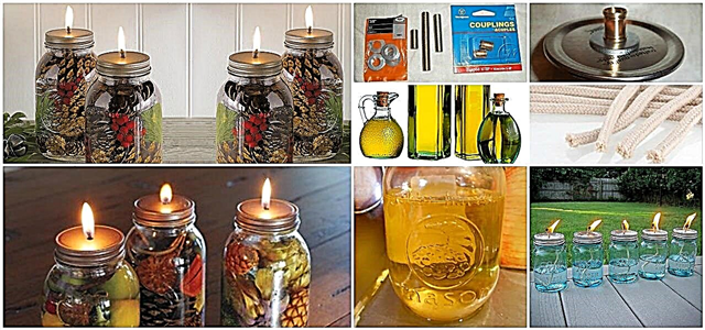 Upeat DIY tuoksuvat Mason Jar öljykynttilät