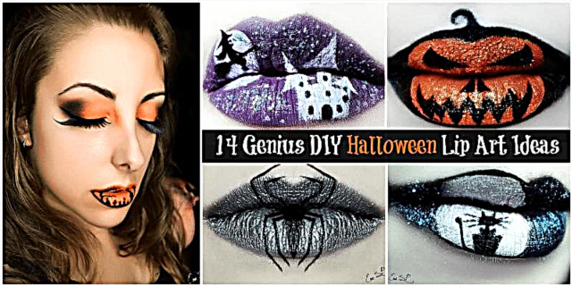14 Genius DIY Halloween Lip Art-ideeën