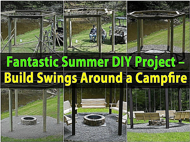 Fantastični poletni projekt DIY - zgradite gugalnice okrog tabora