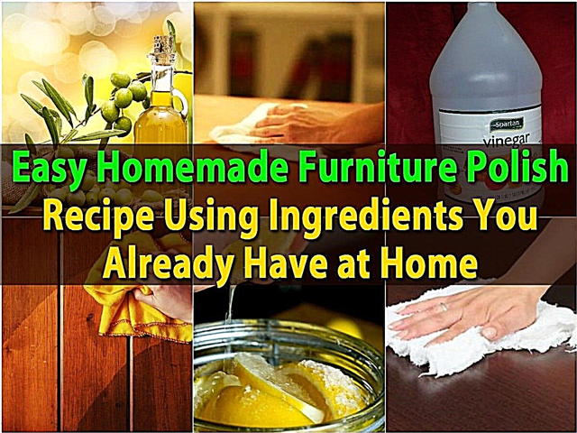 Enkel hjemmelaget møbelpolsk oppskrift med ingredienser du allerede har hjemme