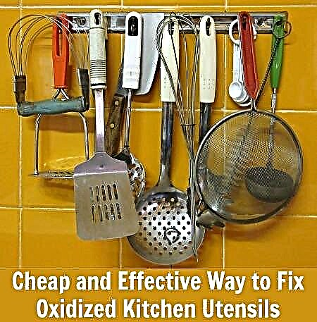 Pigus ir efektyvus oksiduotų virtuvės indų taisymo būdas