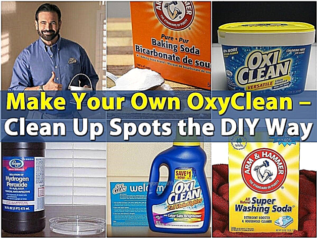 Izveidojiet pats savu OxyClean - iztīriet plankumus pa savam darbam