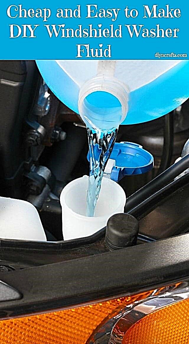 น้ำยาล้างกระจกหน้ารถ DIY ราคาถูกและง่าย