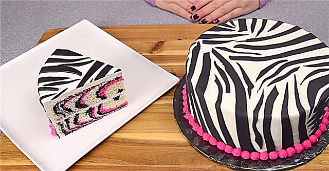 Как приготовить простой и вкусный торт с розовой зеброй {видеоинструкции}