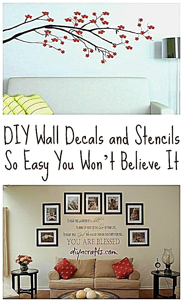 DIY väggdekaler och stenciler så lätt att du inte tror det