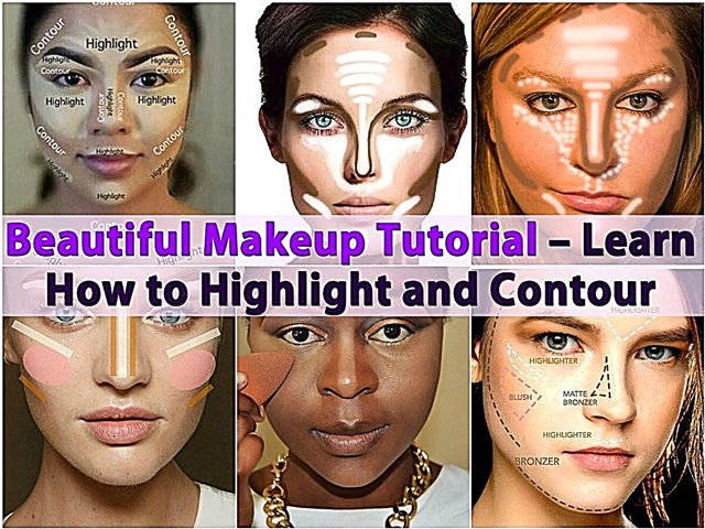 Wunderschönes Make-up-Tutorial - Erfahren Sie, wie Sie hervorheben und konturieren