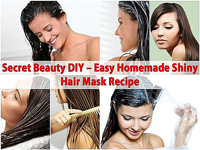Secret Beauty DIY - vienkārša pašmāju spīdīgu matu maskas recepte