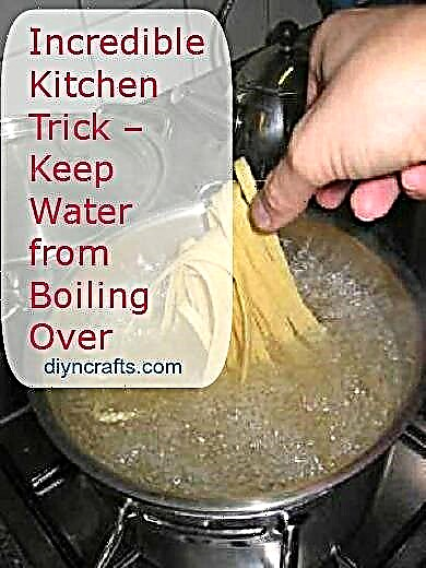 Niesamowita sztuczka kuchenna - zapobiegaj kipieniu wody