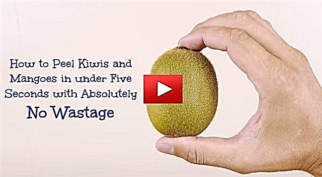 Cómo pelar kiwis y mangos en menos de cinco segundos sin ningún desperdicio