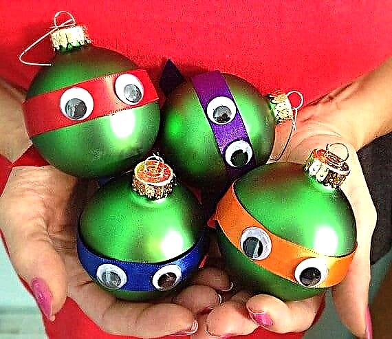 Entzückende DIY Ninja Turtle Weihnachtsverzierungen
