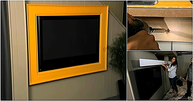 フラットスクリーンテレビ用の素朴な木製フレームを作成する方法