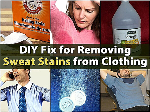 DIY oprava pro odstranění potních skvrn z oblečení
