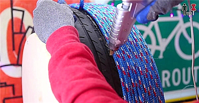 Comment faire un ottoman étonnant avec un vieux pneu et une corde