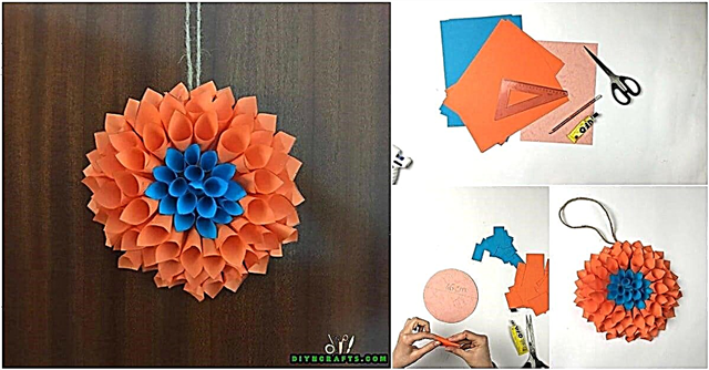 Kako od ničega više od papira napraviti zadivljujući cvjetni vijenac