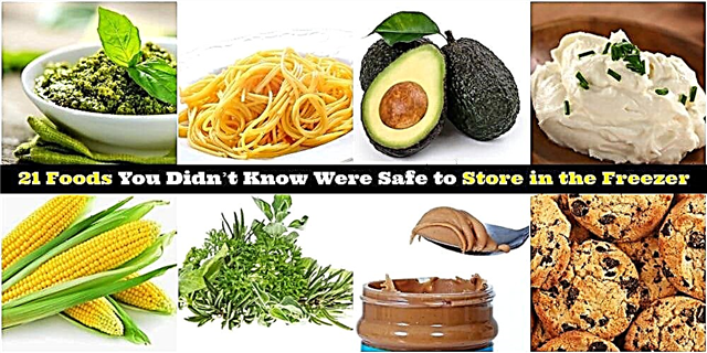 21 toitu, mida te ei teadnud, oli sügavkülmas säilitamine ohutu
