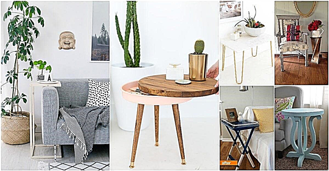 18 Κομψά τραπέζια έμφασης DIY που θα προσθέσουν ομορφιά σε κάθε δωμάτιο