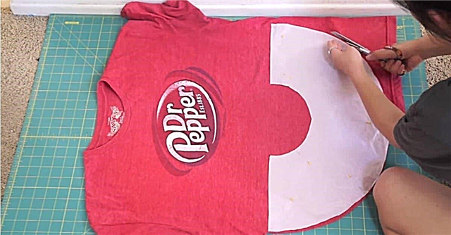 Как да прекарате стара тениска в сладък топ Peplum