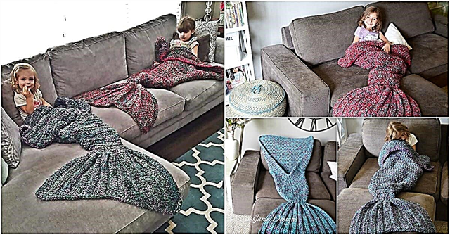 Corak Crochet Percuma: Lapghan Duyung Berukuran Dewasa untuk Menjadikan Anda Hangat pada Malam Chilly