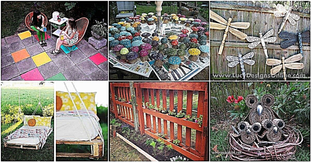 15 kreatív barkácsolási kerti dekorációs projekt, amely bármilyen költségvetésbe belefér