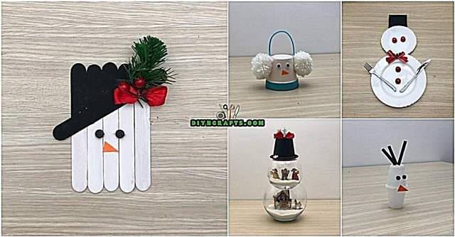 5 manualidades creativas de muñecos de nieve que puedes hacer en menos de tres minutos