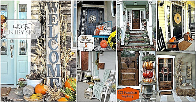 25 Ideeën voor het versieren van een herfstveranda om van uw huis de afgunst van uw buurt te maken
