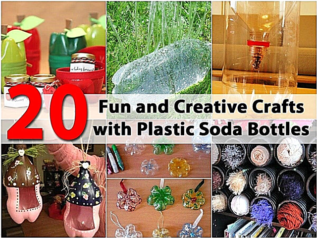 20 linksmų ir kūrybingų amatų su plastikiniais sodos buteliais