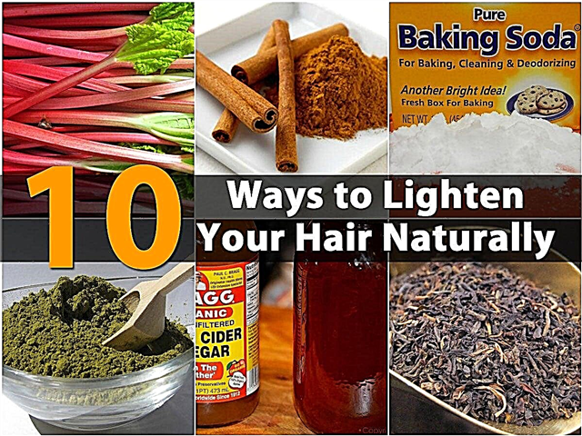 10 veidi, kā dabiski izgaismot matus {Homemade Recipes}