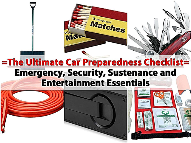 अंतिम कार तैयारी जाँच सूची - आपातकाल, सुरक्षा, जीविका और मनोरंजन अनिवार्य है