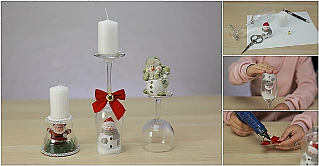 Kako od vinskih čaša napraviti svečane božićne svijećnjake
