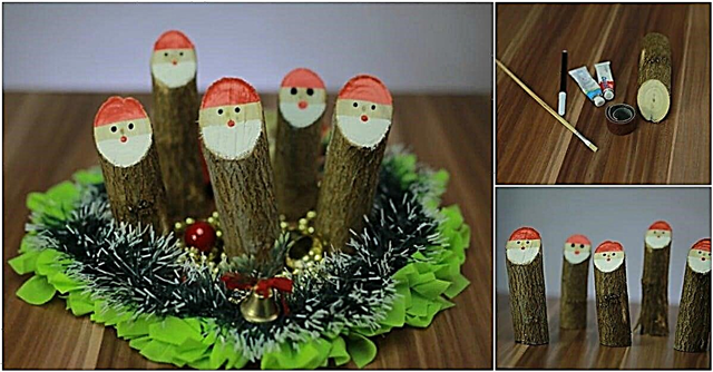 Kako napraviti ovu rustikalnu božićnu ukrasicu Djeda Mraza {Video Tutorial}