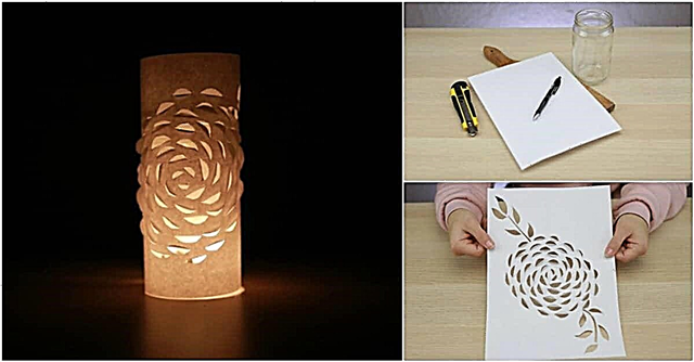 Як зробити сяючий 3D ліхтар з паперу