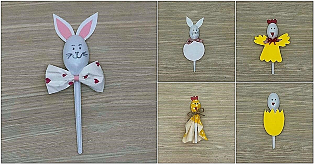 5 lustige Osterhandwerke für Kinder mit… Plastiklöffeln!