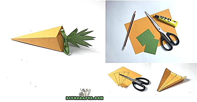 Как создать простую пасхальную коробку для моркови из бумаги - видеоурок