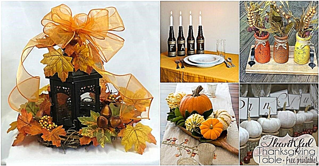 15 món đồ trung tâm mùa thu tự làm tuyệt đẹp trang trí cho bàn ăn của bạn theo phong cách