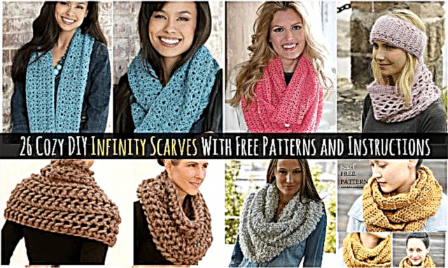 26 Gemütliche DIY Infinity Schals mit kostenlosen Mustern und Anleitungen