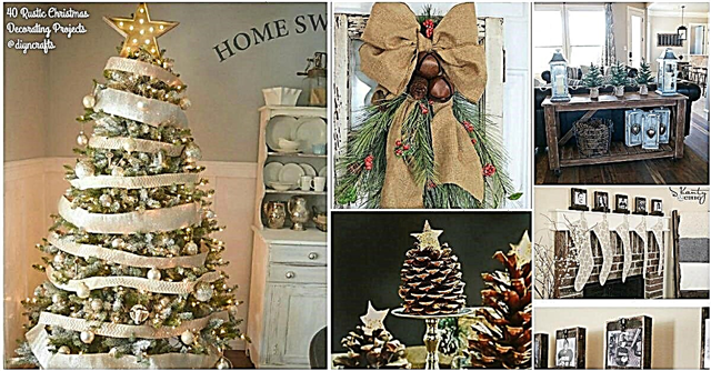 40 ideias rústicas de decoração de Natal que você mesmo pode construir