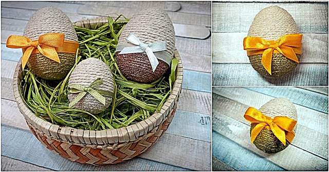 DIY rustikalni bleščeči okraski za velikonočna jajca