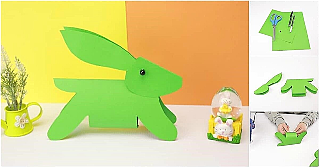Cómo hacer un conejito de Pascua de papel simple