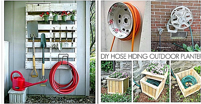 7 أفكار لتخزين خرطوم الحديقة لتزيين منزلك في الهواء الطلق