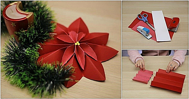 Hvordan lage en vakker julestjerne av byggepapir