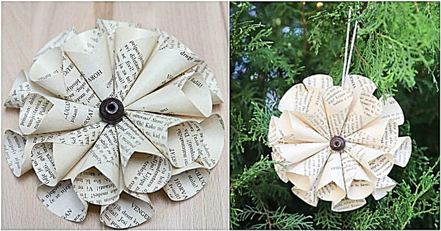 Kako izraditi cvijeće od papira od starih stranica knjiga