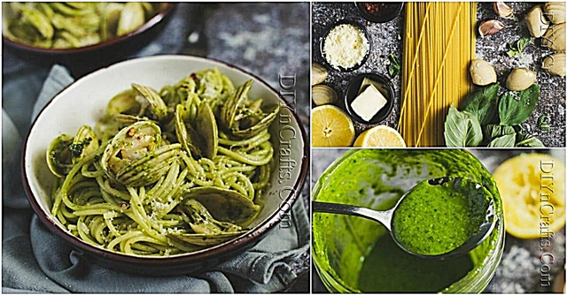 Könnyű és finom Spagetti Pesto kagylóval Recept