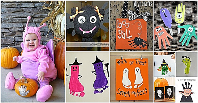 20 Spooky and Fun Handprint and Footprint Halloween amatniecības izstrādājumi