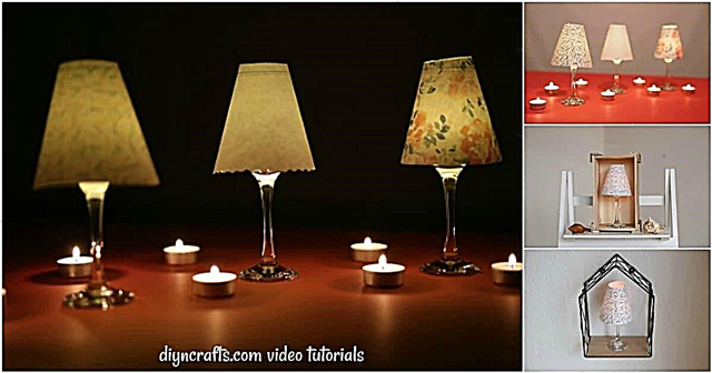 Sticlă de vin DIY Lantern Tealight Suporturi pentru lumânări