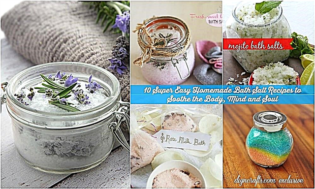 10 super enostavnih receptov domače soli za kopel za pomiritev telesa, duha in duše